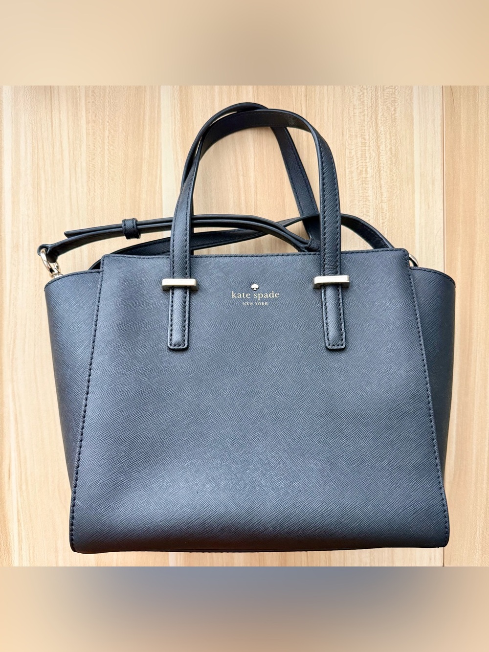 Kate Spade small Hayden leather bag with removable crossbody strap